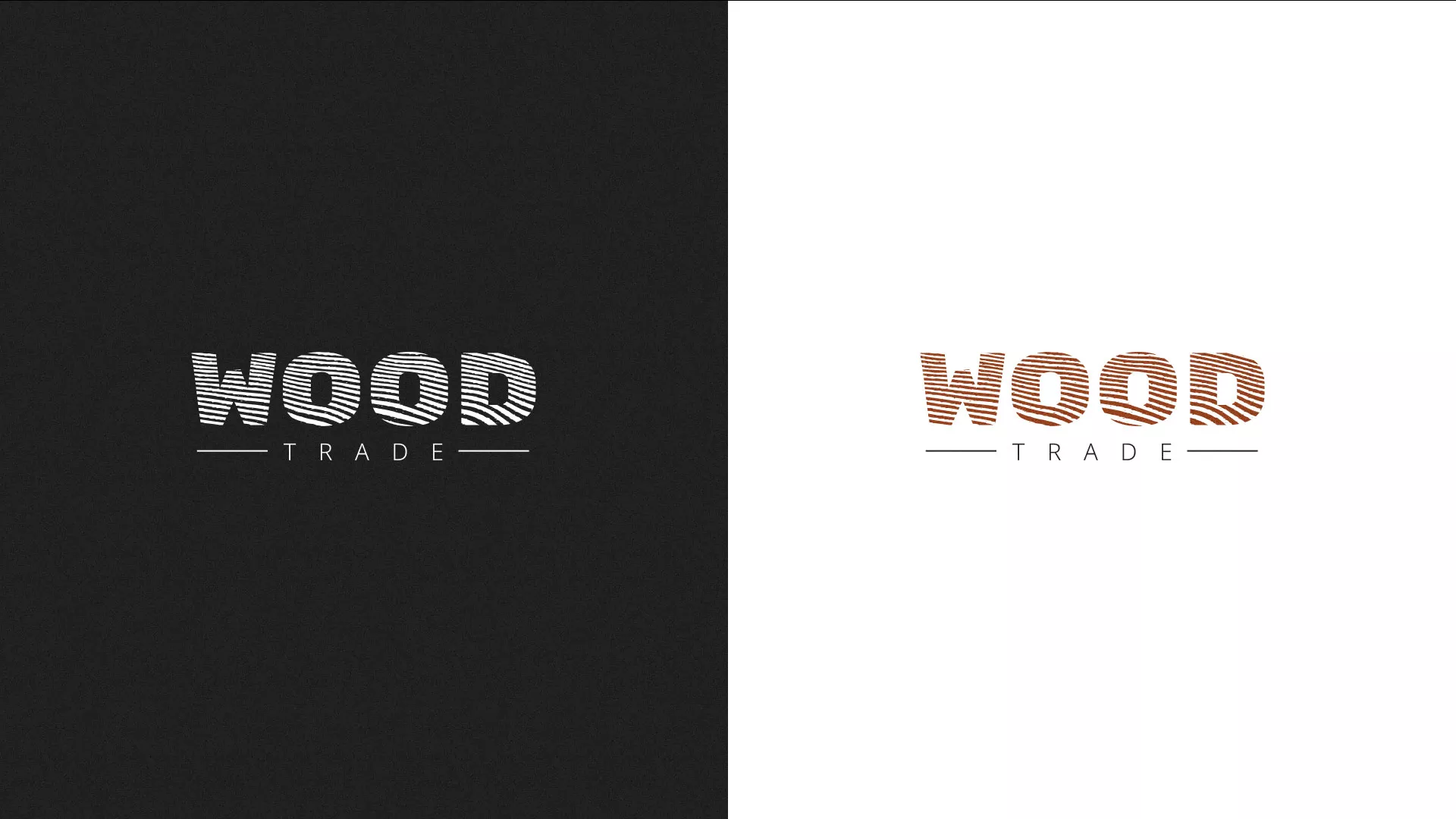 Разработка логотипа для компании «Wood Trade» в Киришах