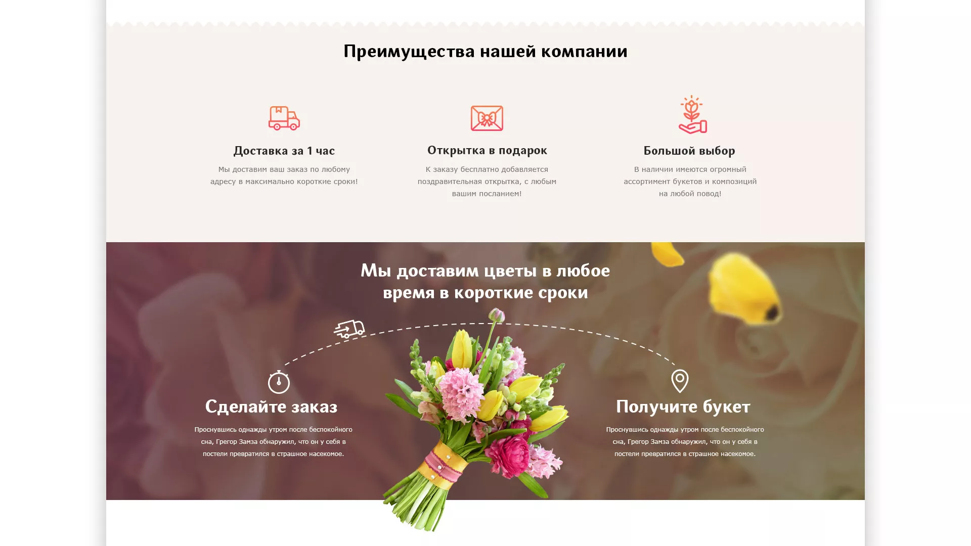 Создание интернет-магазина «Букет-онлайн» по цветам в Киришах